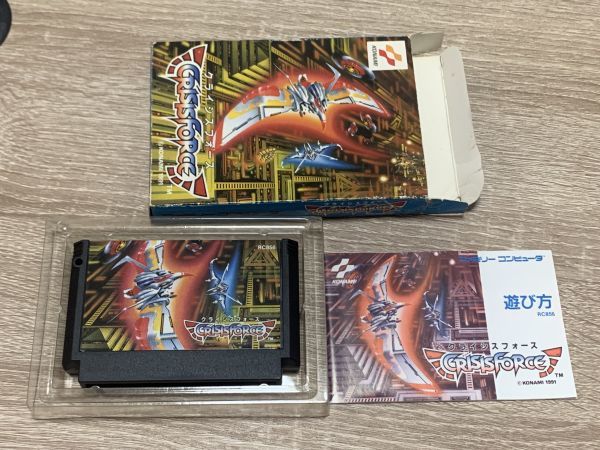 ★FC ソフト KONAMI コナミ CRISIS FORCE クライシスフォース ファミコン ファミリーコンピュータ 中古 箱あり ゆうパックおてがる版_画像1