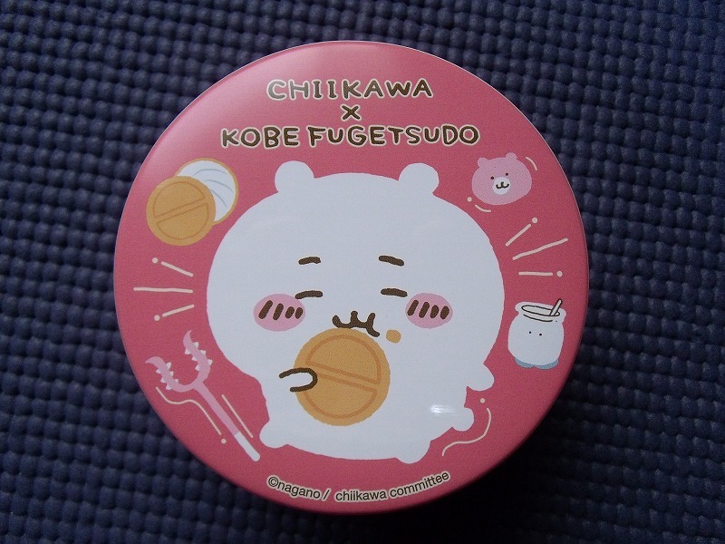 ★ちいかわ 神戸風月堂■ミニゴーフル 空き缶 ピンク★未使用の画像1