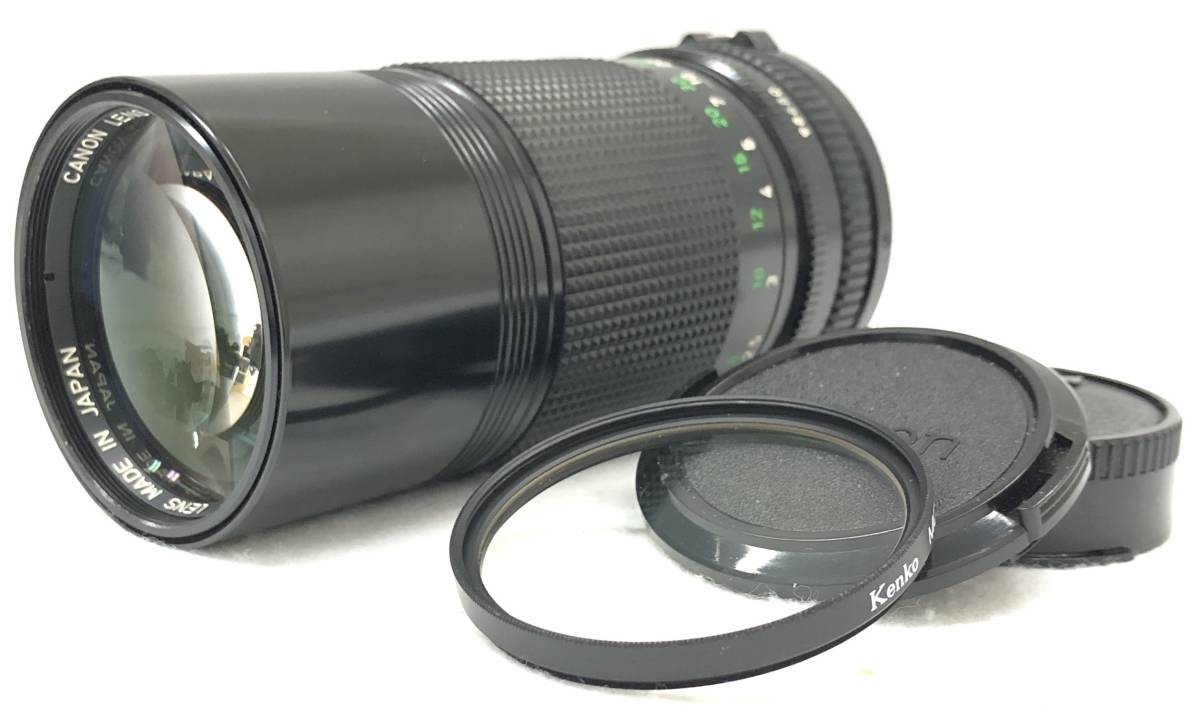 Canon キャノン LENS FD 200mm 1:4 カメラレンズ 動作未確認 現状品_画像1