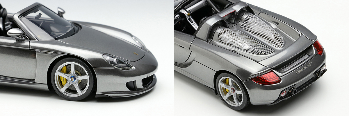 1/43 Make Up Porsche Carrera GT Metal Silver EIDOLON メイクアップ ポルシェ カレラGT メタルシルバー アイドロン 横浜ホビーフォーラム_画像3
