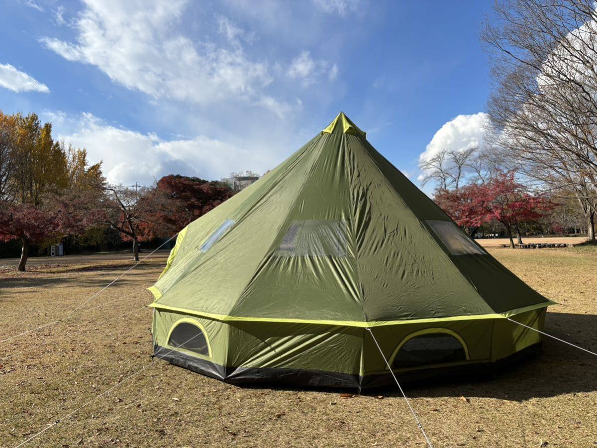 【希少】LADUTA ベルテント ワンポールテント 5m 大型テント 8人_画像7