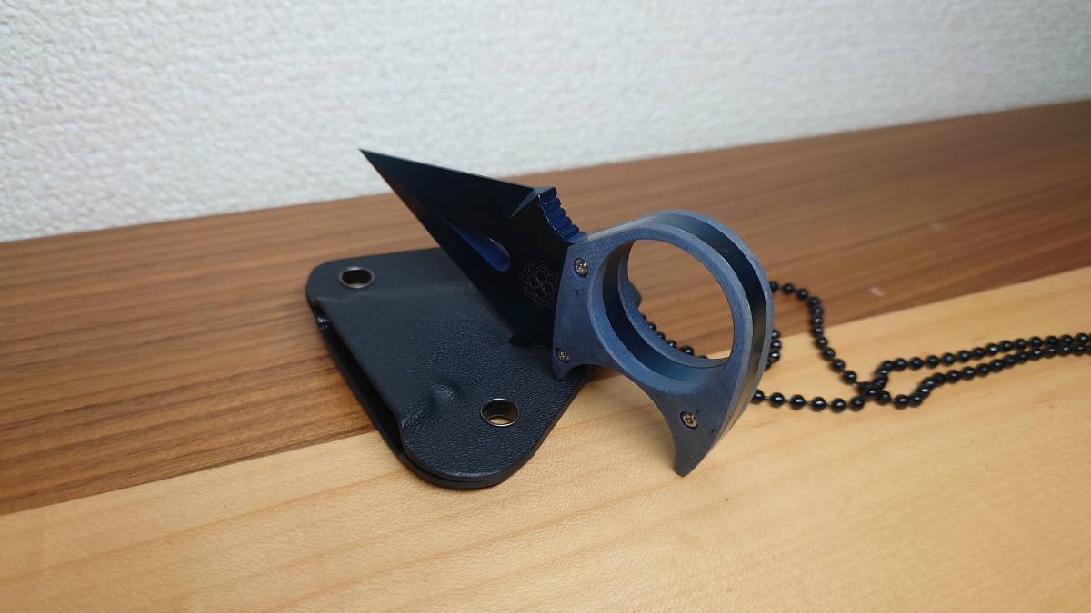 田村装備開発 KONOHA D2(Prussian Blue) EDC 菊男 ストライダー ナイフ