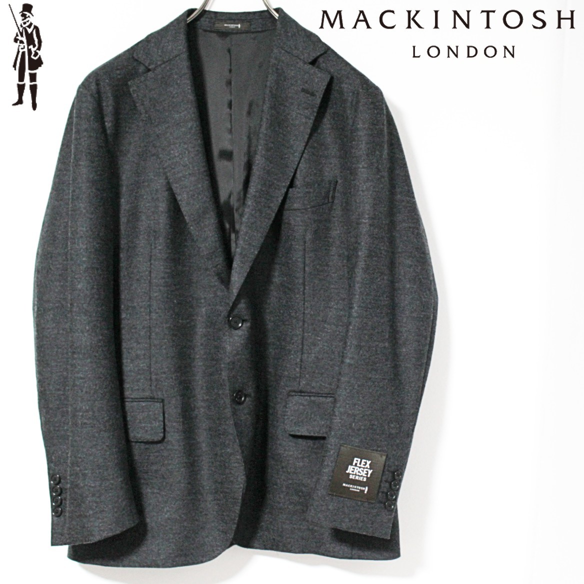 新品 マッキントッシュロンドン 総裏地 定価69300円 フレックス 新品 マッキントッシュロンドン 総裏地 定価69300円 フレックス