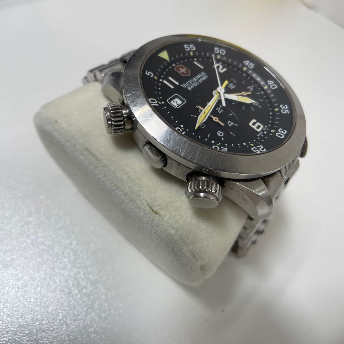 Y◎ ビクトリノックス スイスアーミー VICTORINOX SWISS ARMY V.25043 AirBoss3 エアボスマッハ3 クオーツ メンズ_画像4