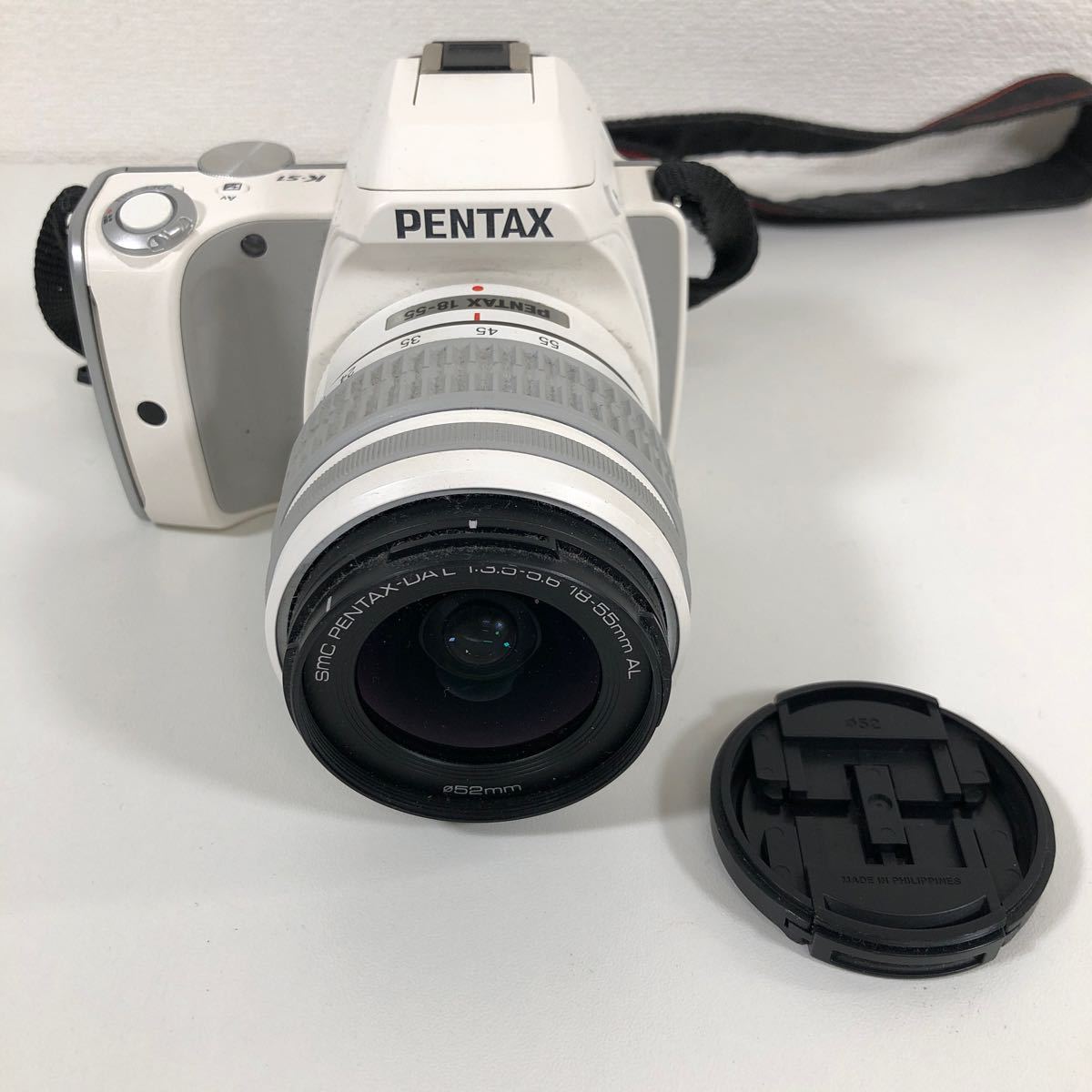 Z※ PENTAX K-S1 レンズキット デジタル一眼レフカメラ Kマウント ペンタックス ホワイト バッテリー 充電器 通電確認済み_画像3