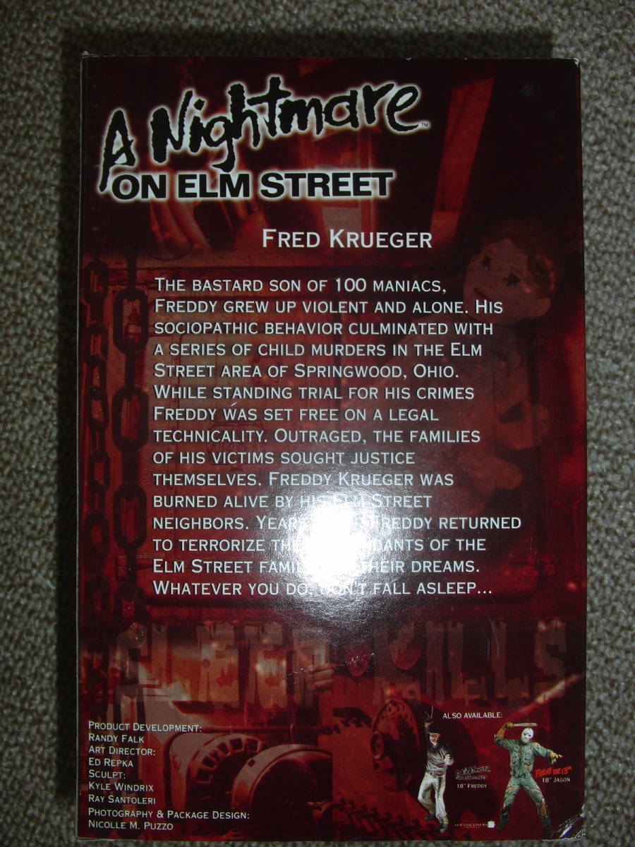 NECA A Nightmare on Elm Street Robert * England version limited goods last 1