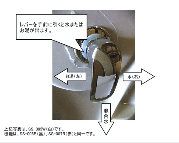 【SS-005W】 シャワーユニット 省スペース ライト 換気扇付 簡単 組立 別荘 プール 海の家 イベント 会場 更衣室 仮眠室 シャワーボックス_装備充実！お買い得！切替レバー変更有り