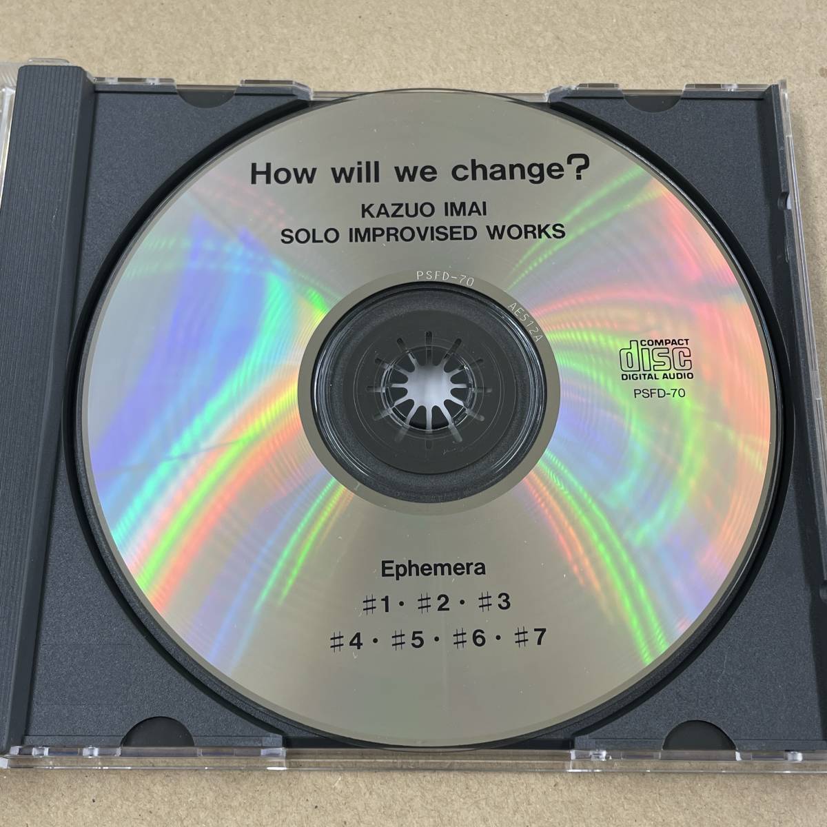 [CD] 今井和雄 - ハウ・ウィル・ウィ・チェンジ？ [PSFD-70] Kazuo Imai フリー・インプロヴィゼーション_画像3