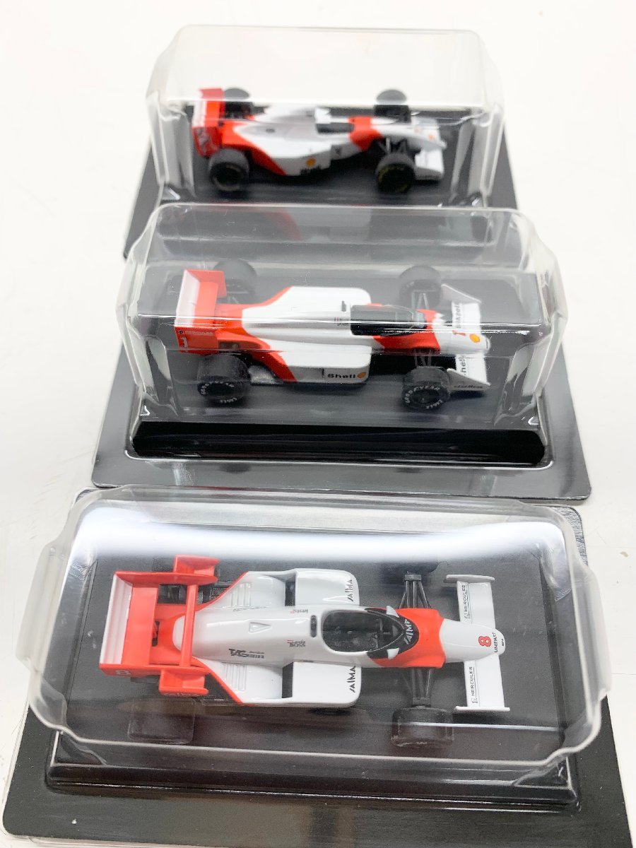 京商　KYOSHO　1/64　McLaren　Minicar　Collection　マクラーレン　MP4/2　MP4/3　MP4/8　３台セット_画像7