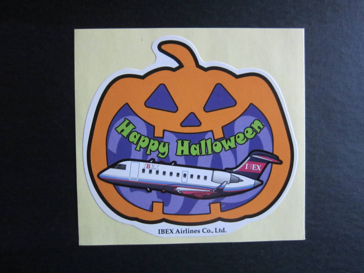 ANA Connection ■ IBEX ■ авиакомпания IBEX ■ Happy Halloween ■ Bombardia CRJ ■ Официальная наклейка