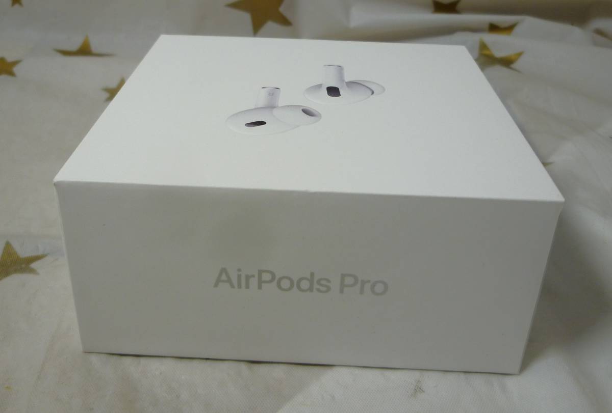 【未開封品/購入時期不明です】Apple AirPodsPro 第2世代 MagSafe充電ケース（USB-C）MTJV3J/A 保証期間20241212◆80321_画像2