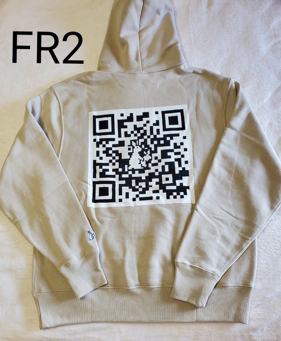 美品】 FR2 色情兎 QRコード 店舗限定 即完売モデル パーカーL 美品】 FR2 色情兎 QRコード 店舗限定 即完売モデル パーカーL