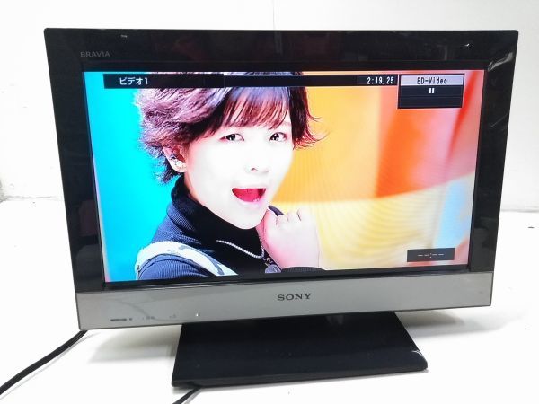 ◇SONY ソニー BRAVIA ブラビア KDL-22EX300 液晶デジタルテレビ リモコン付 1215E8H 〒140 ◇_画像1