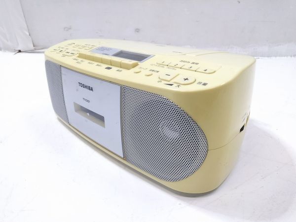 ♪TOSHIBA 東芝 CDラジオカセットレコーダー TY-CDS7 CDラジカセ 2019年製 E122218E @80♪_画像1