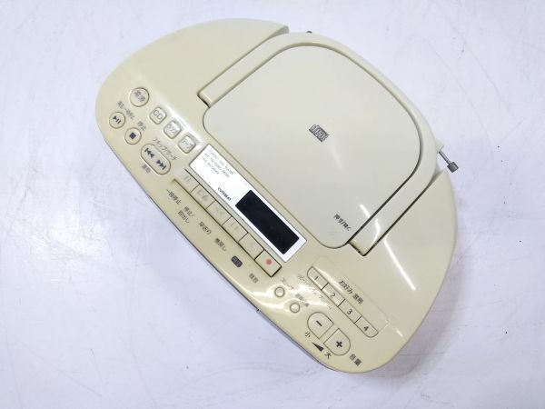 ♪TOSHIBA 東芝 CDラジオカセットレコーダー TY-CDS7 CDラジカセ 2019年製 E122218E @80♪_画像5