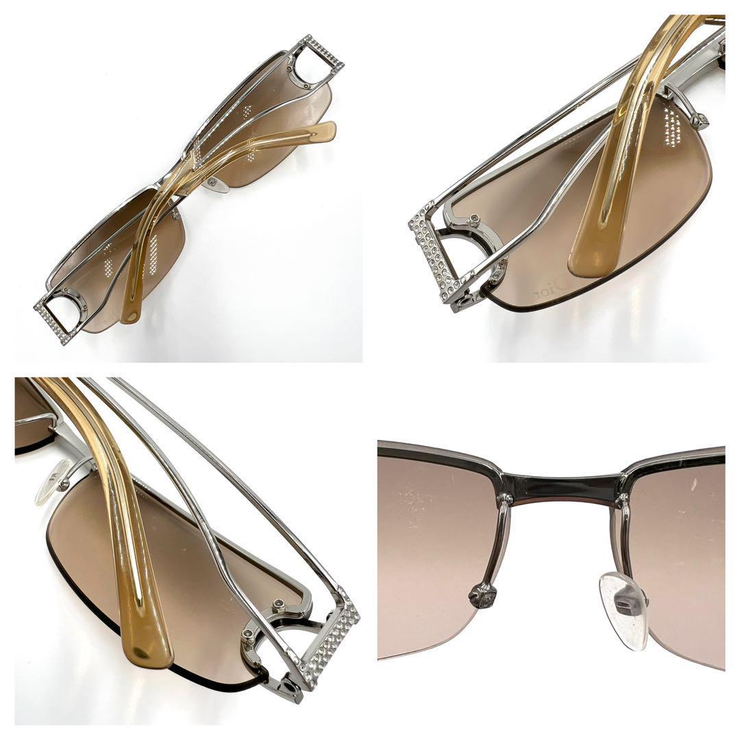 Christian Dior Dior sunglasses 6LBAK rhinestone 
