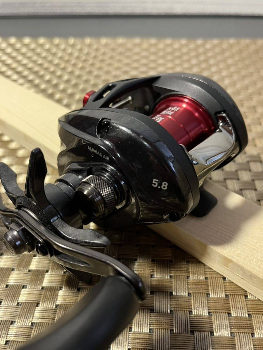 【左ハンドル】 ダイワ アルファス エアー 5.8L DAIWA ALPHAS AIR ベイトリール LEFT_画像5