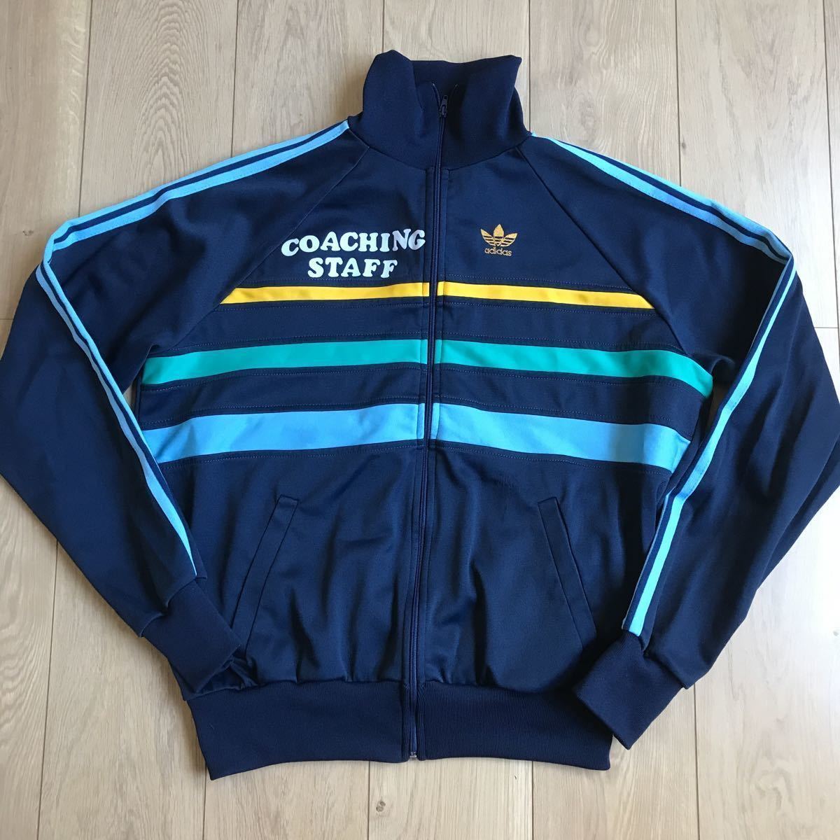  Франция производства adidas спортивная куртка 180 L Vintage б/у одежда Adidas джерси 