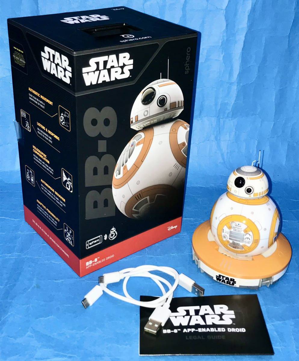 スターウォーズ★アプリ対応　BB-8　APP-ENABLED DROIDホワイト×オレンジ定価＄149.95①_画像1