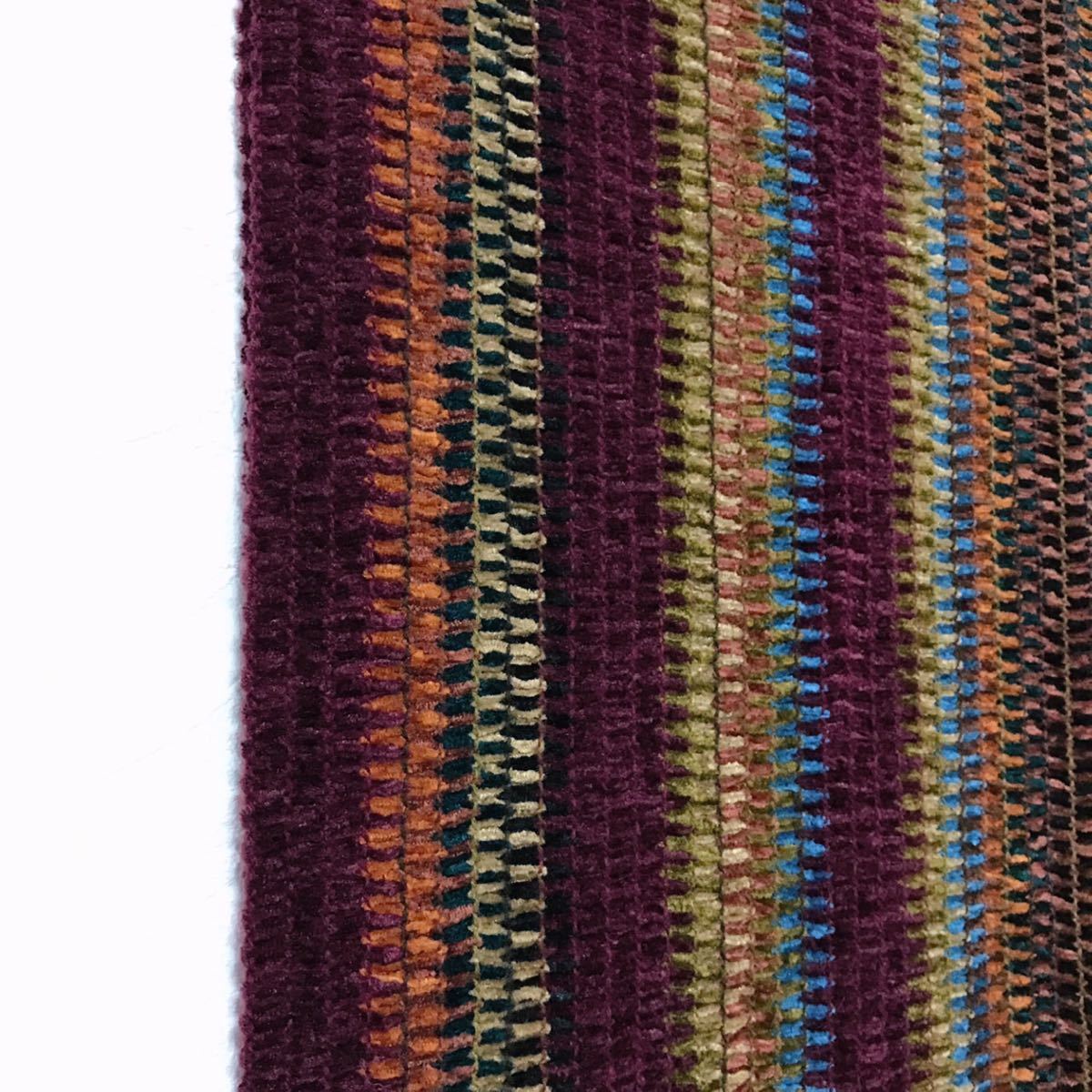 ミッソーニ【美品】マフラー ショール マルチカラー ストール ボルドー イタリア製 made in ITALY MISSONI SCIARPE_画像7