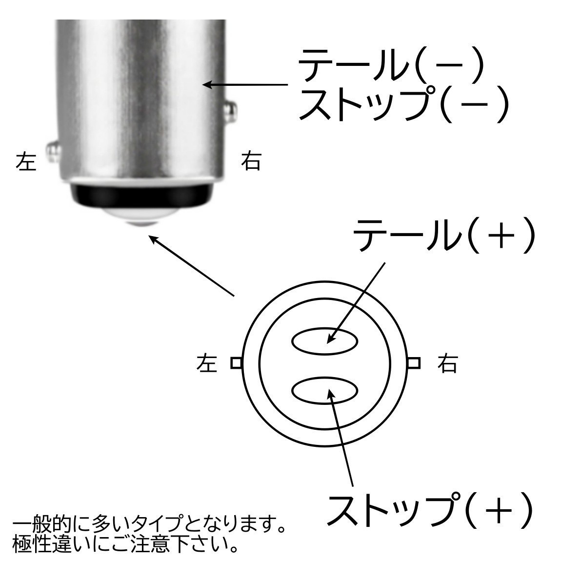 ◆送料無料◆ 2個セット 爆光LED レッド S25 ダブル 78連 ストップランプ ブレーキランプ テールランプ 高輝度SMD 3014SMD_画像3