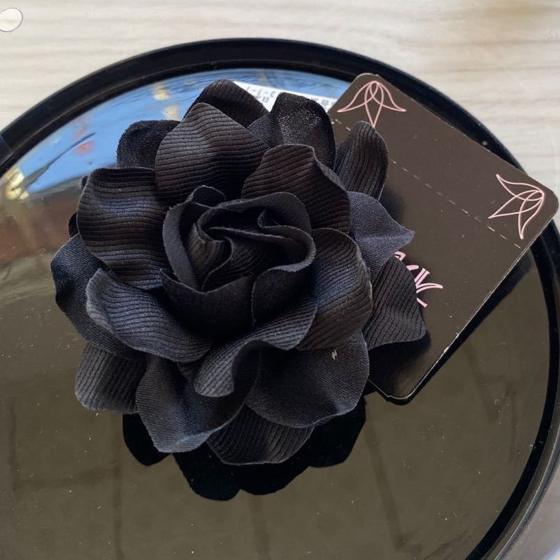  black flower corsage made in Japan in the case new goods B graduation ceremony go in . type 