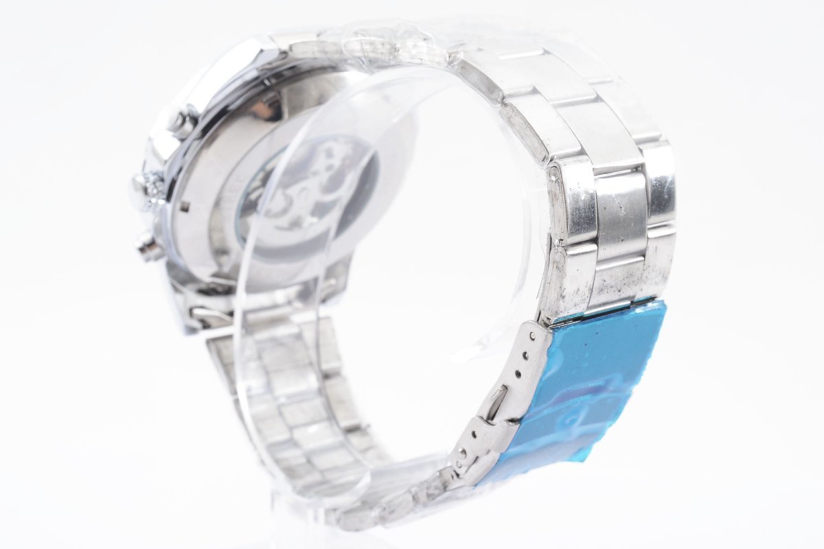 美品 稼働品 ウィナー スケルトン 裏スケ 自動巻き メンズ 腕時計 WINNER_画像4