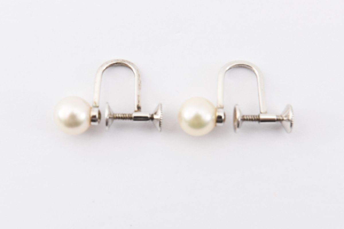 美品 MIKIMOTO パール イヤリング ミキモト レディース アクセサリー_画像5