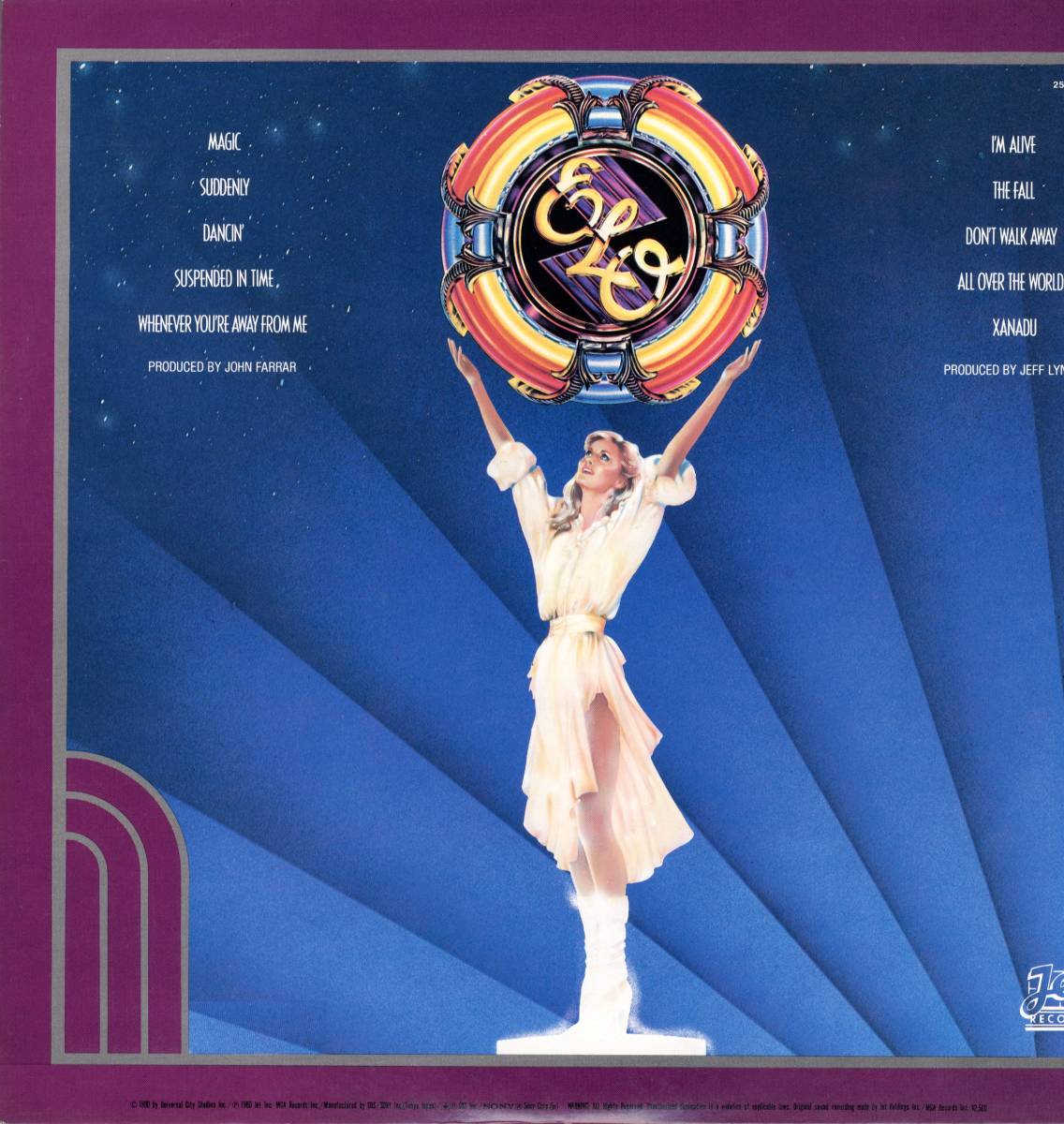 LP 美盤 XANADU / ザナドゥ ELECTRIC LIGHT ORCHESTRA / OLIVIA NEWTON-JOHN【Y-480】_画像2