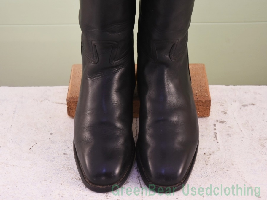 X471* Vintage Cavallo jockey boots black black lady's 24~24.5cm about 