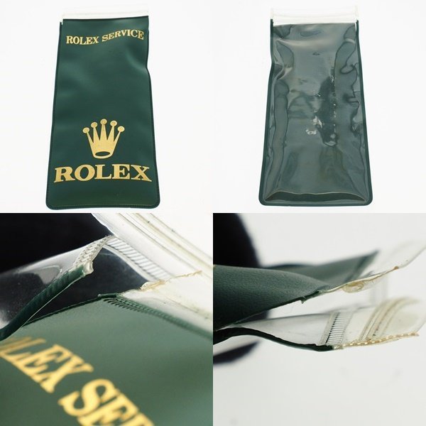 ●ジャンク●ROLEX 純正リベットブレスレット 7205刻印有　※ROLEX SERVICE 袋付き(開口部が裂けている部分有）_画像9