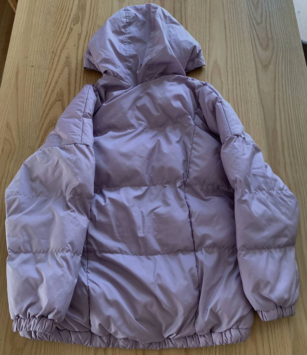  child clothes )GU down coat / jacket woman . oriented 150