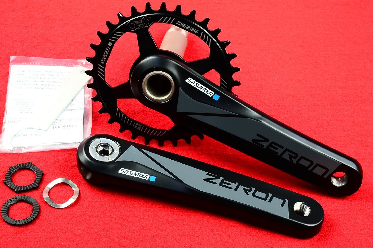 即決★新品★SR SUNTOUR◆ZERON-1X★AC4C★SRサンツアー★シマノ(SHIMANO)・ホローテック2互換★32T★170mm★10-11速★MTB★シングル★ H2_画像1