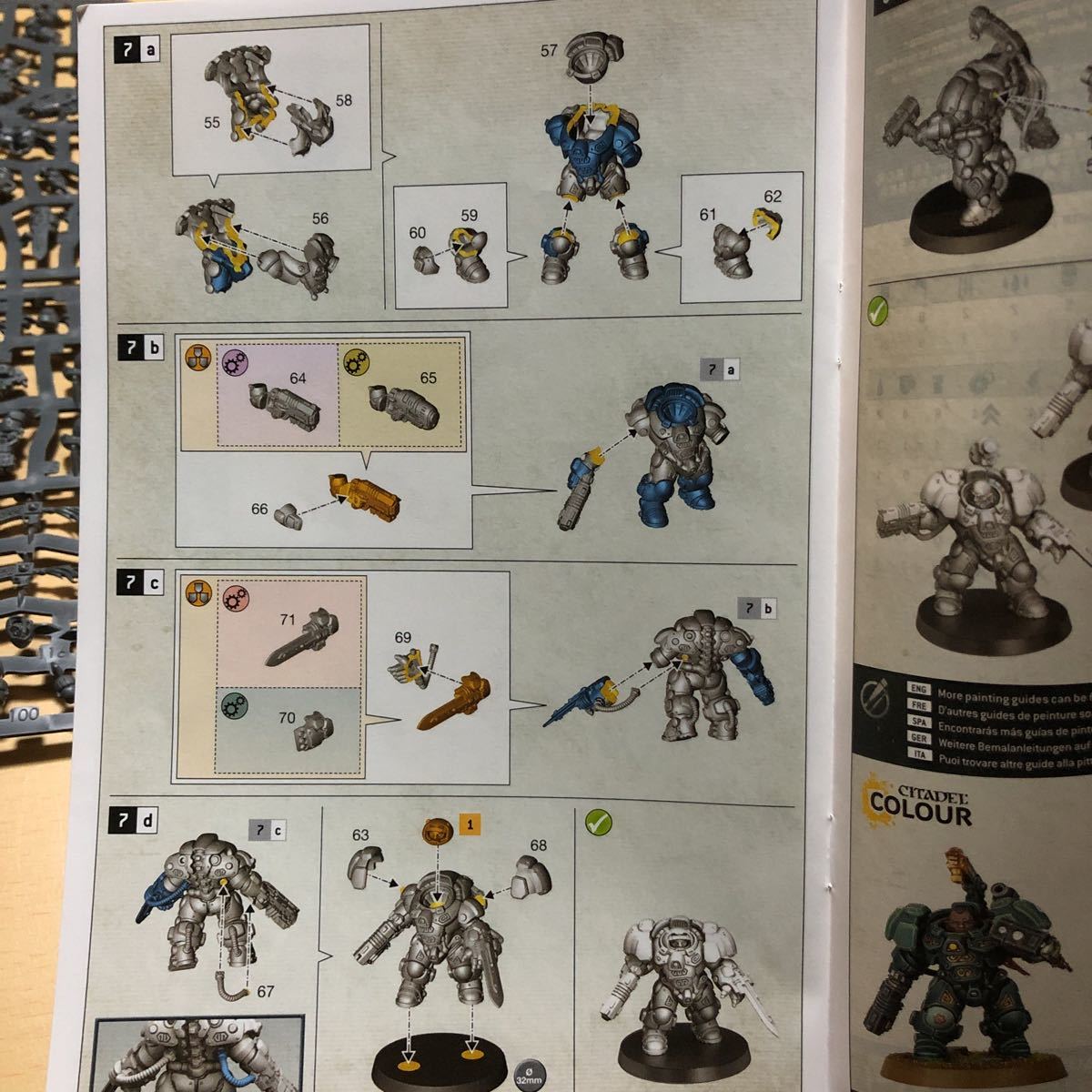 ウォーハンマー　WARHAMMER 40k リーグ・オヴ・ヴォータン　アインヒル・ハースガード　5体 即決_画像8