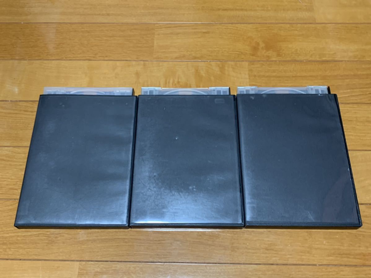 [ free shipping ]DVD empty case black color 3 pieces set double tall case 