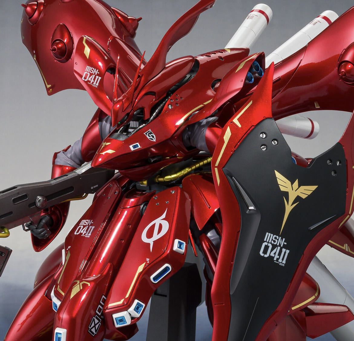 送料無料 新品輸送箱未開封 ROBOT魂 ＜SIDE MS＞ ナイチンゲール ～CHAR’s SPECIAL COLOR～ バンダイ ガンダム _画像1