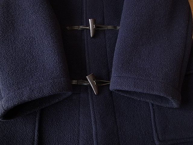 イングランド製 GLOVERALL グローバーオール 90年代 紺 ウール ダッフル ロング コート サイズ EUR46 M相当_画像5