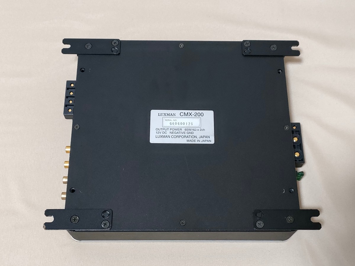  in-vehicle operation verification ending CMX-200 Luxman 2ch power amplifier Luxman 