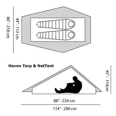 Six Moon Designs Haven Tarp Set シックスムーンデザインズ ヘイブンタープセット 登山　トレラン　山と道　UL　ハイク　テント