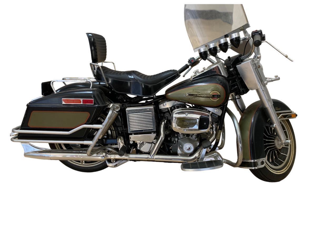 ジャンク品 1/6 タミヤ ハーレーダビッドソン FLH クラッシック ブラックバージョン Harley-Davidson FLH Classic TAMIYA 田宮 _画像5