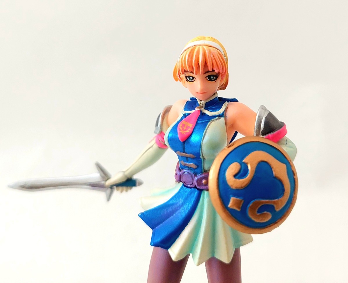 送料200円～☆ナムコ 3D武器格闘 ソウルキャリバー２「凛々しき勇姫 カサンドラ」彩色済 完成品 フィギュア ゲーム 美少女 セクシー 萌え_画像1