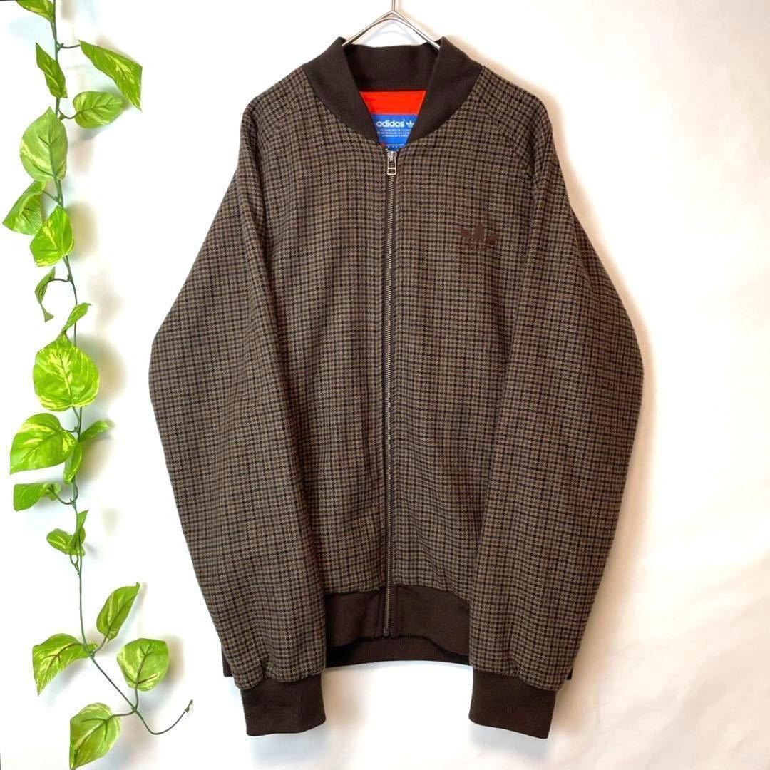 激レア XLサイズ 千鳥格子柄 adidas アディダス トラック 激レア XLサイズ 千鳥格子柄 adidas アディダス トラック
