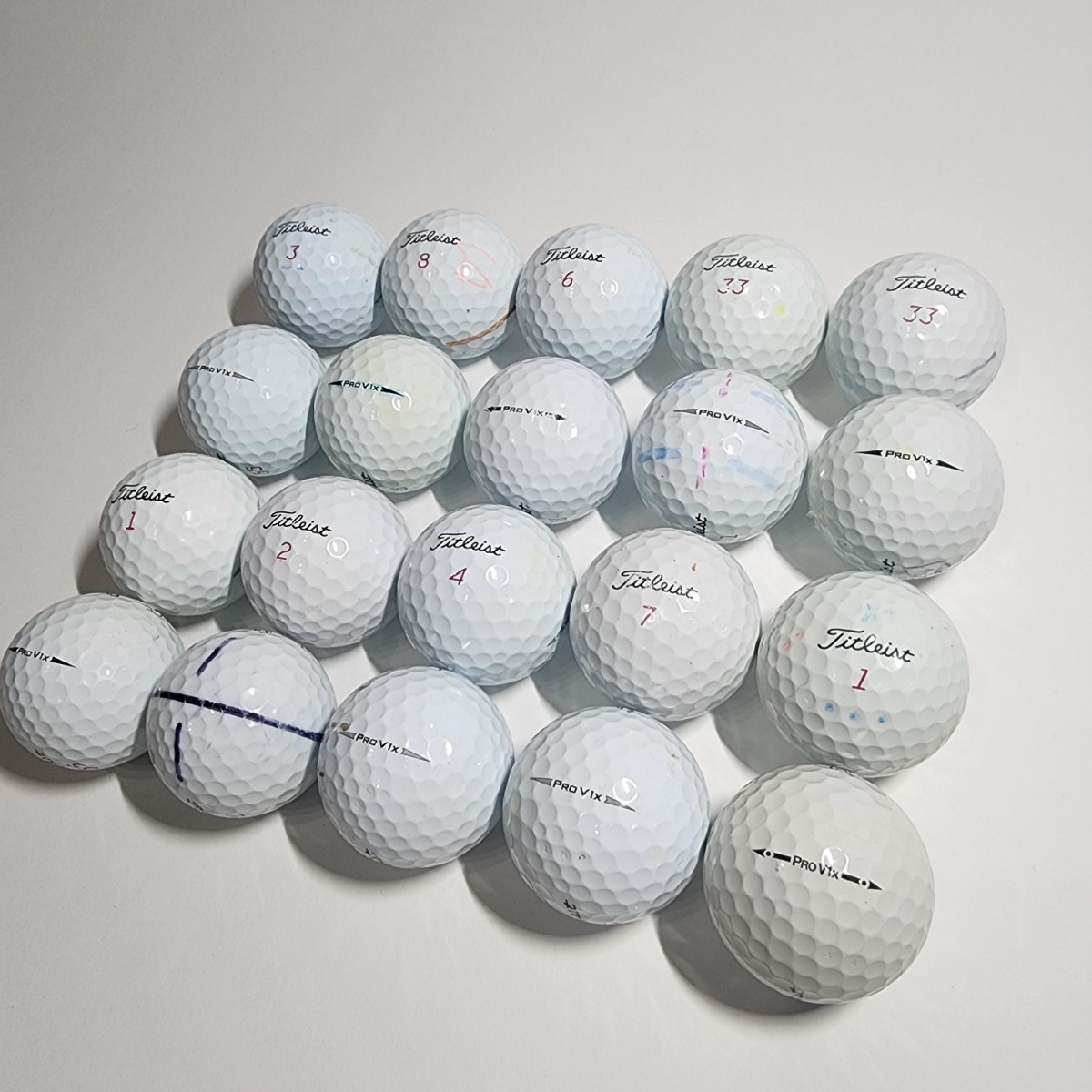 ★即日発送★ タイトリスト Titleist PRO V1X 20球ゴルフボール ★ロストボール_画像4