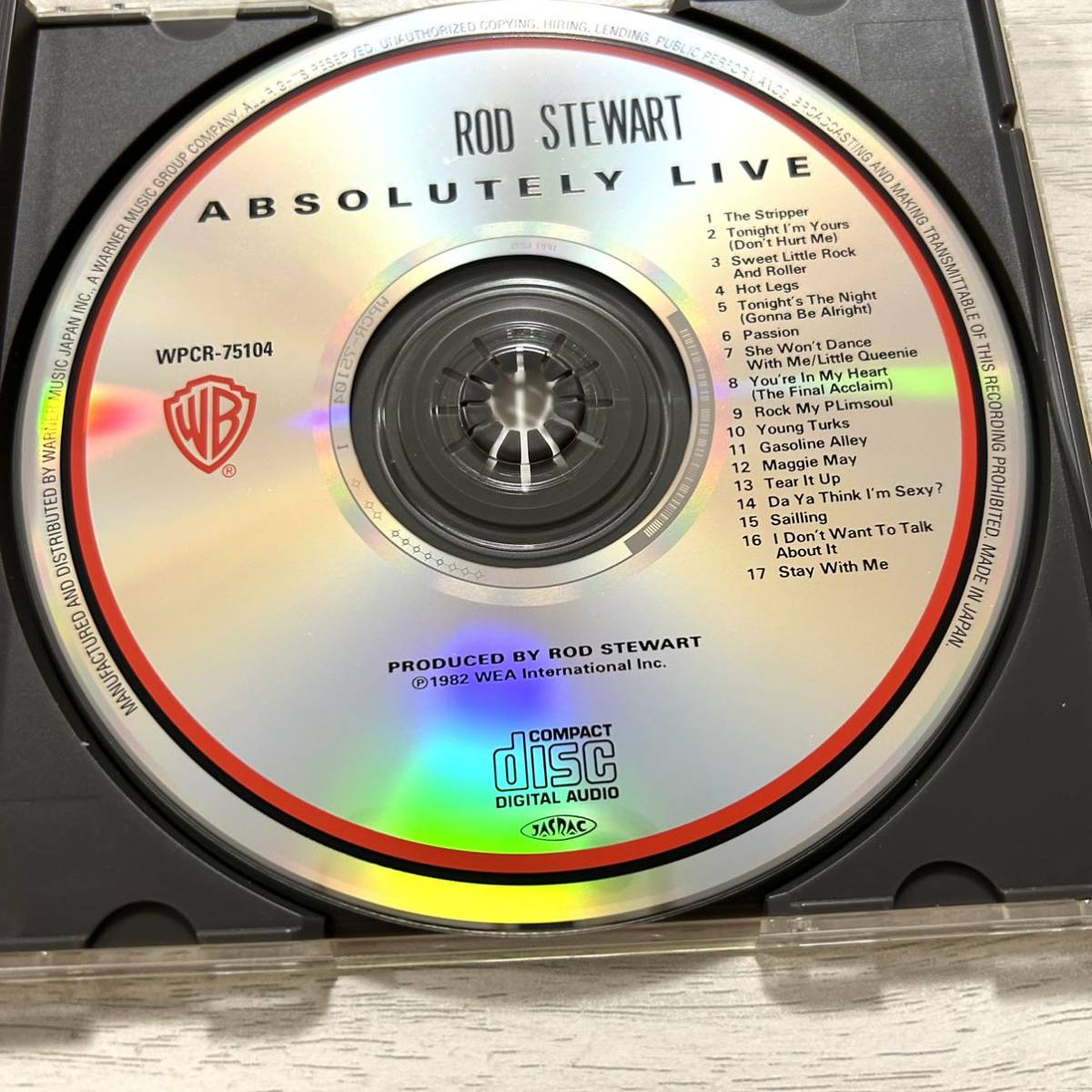 FC14/ ロッド・スチュワート/アブソルートリー・ライヴ《国内盤CD》◆ROD STEWART/Absolutely Live_画像4