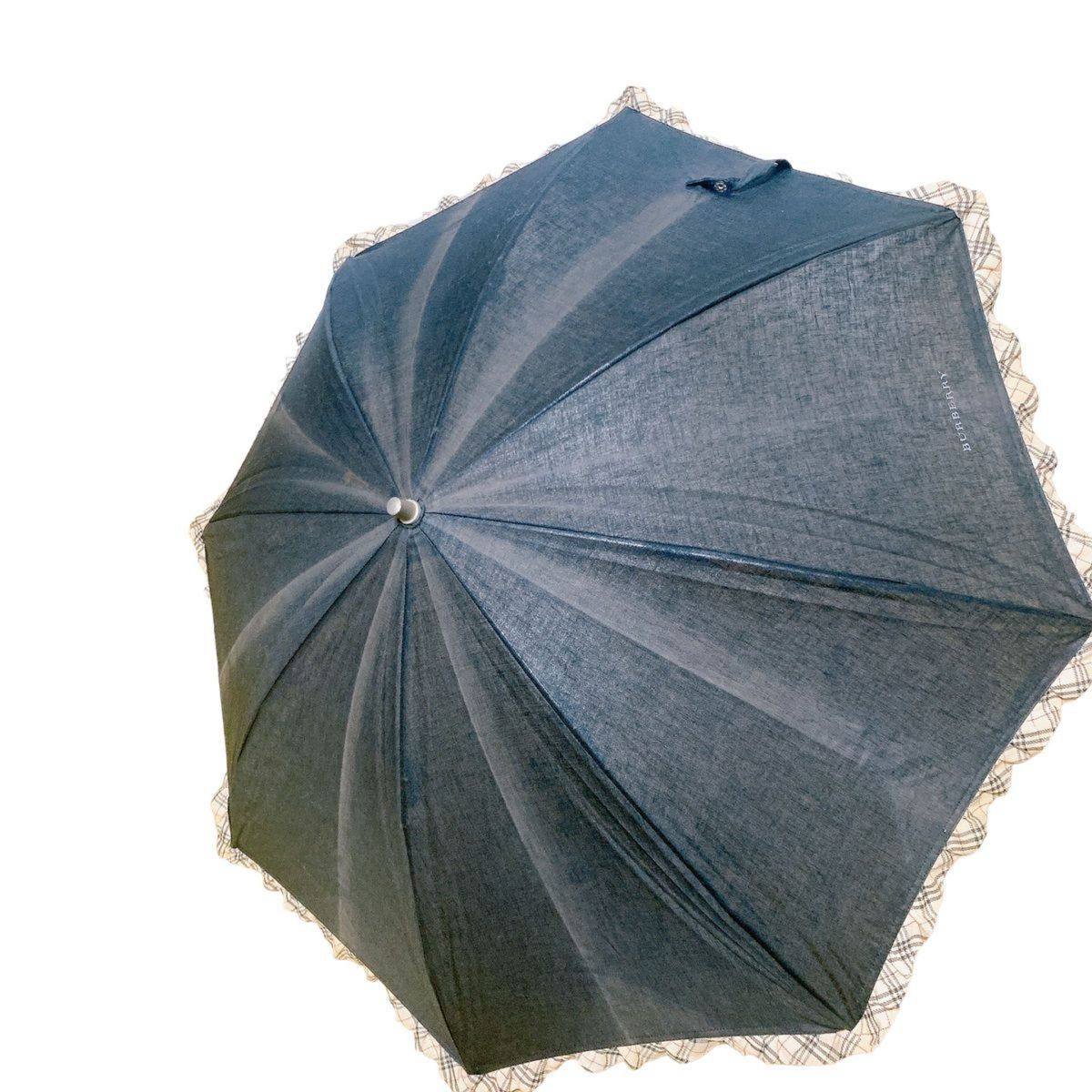 BURBERRY バーバリー　日傘　雨傘　雨晴兼用 ノバチェック ブラック レディース_画像2
