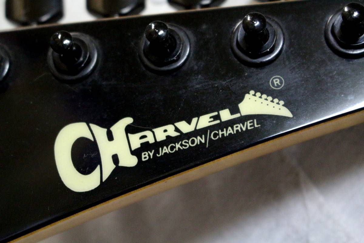 ⑤CHARVELシャーベルBY JACKSON/CHARVEL◆P.O.BOX2344 Fort Worth TX76113 U.S.A◆エレキ ギター◆レッド×ブラック系_画像4