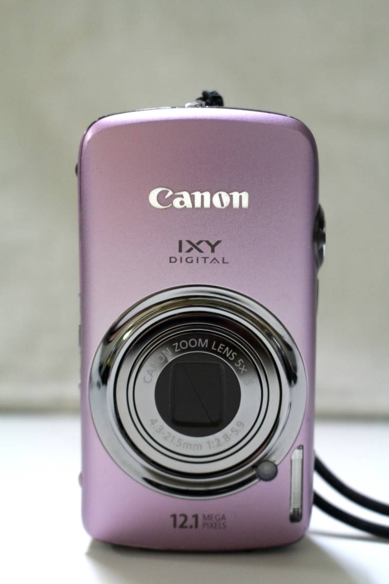 62CanonキャノンIXY DIGITAL930ISイクシー デジタル/コンパクト デジタル カメラ/パープル系レンズ5×IS4.3-21.5mm1:2.8-5.9/バッテリー付_画像2