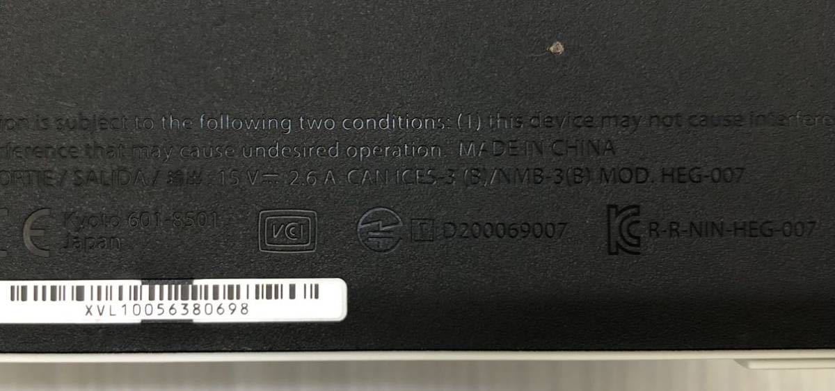 任天堂 Nintendo Switch ドックセット HEG-007 有機ELモデル ホワイト 動作良好 純正 ニンテンドー スイッチ ドックカバー有り 白_画像9