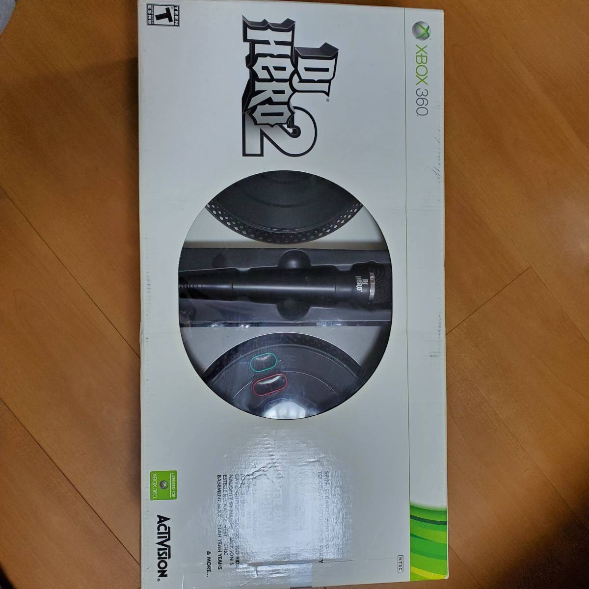 DJ Hero 2 Party Bundle Turntable Bundle mike USBマイク付き Microsoft Xbox 360 中古_画像1