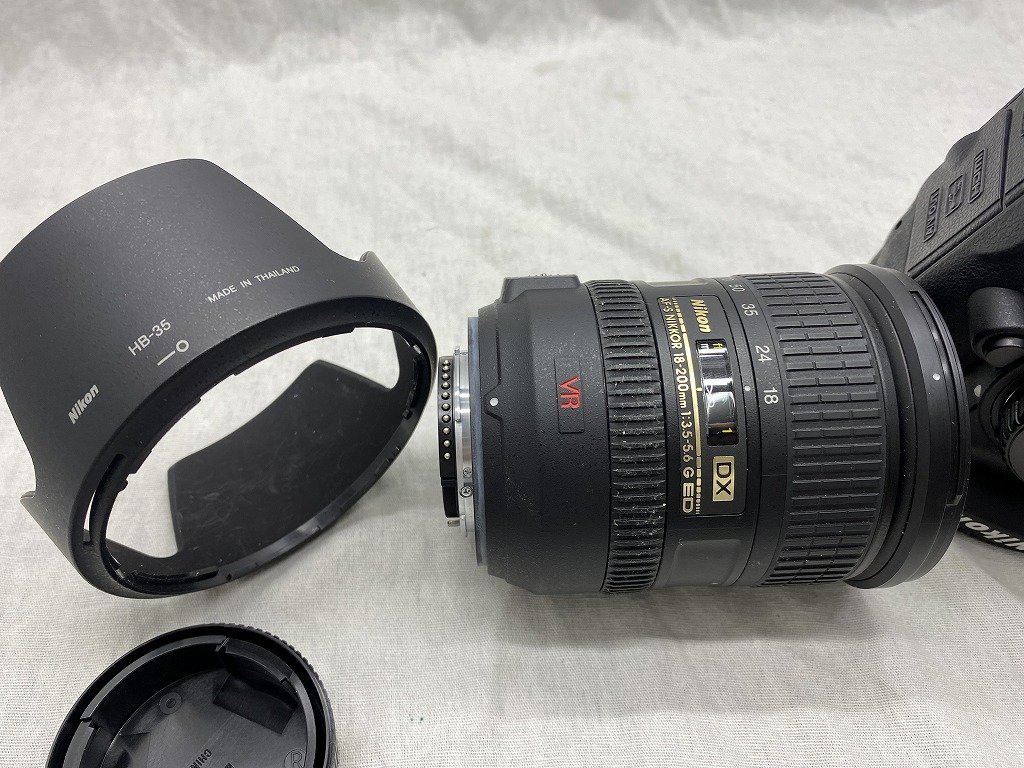 ■大人気【Nikon ニコン デジタル一眼レフカメラ D7000 16.2メガピクセル AF-S DX NIKKOR 18-200mm f/3.5-5.6G ED VR レンズフード付】SH-1_画像9